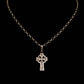 .925 Sterling Silver Cross Pendant & Chain Necklace 10g