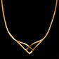 9ct Yellow Gold Herringbone Ladies Necklace Chain Italy Made