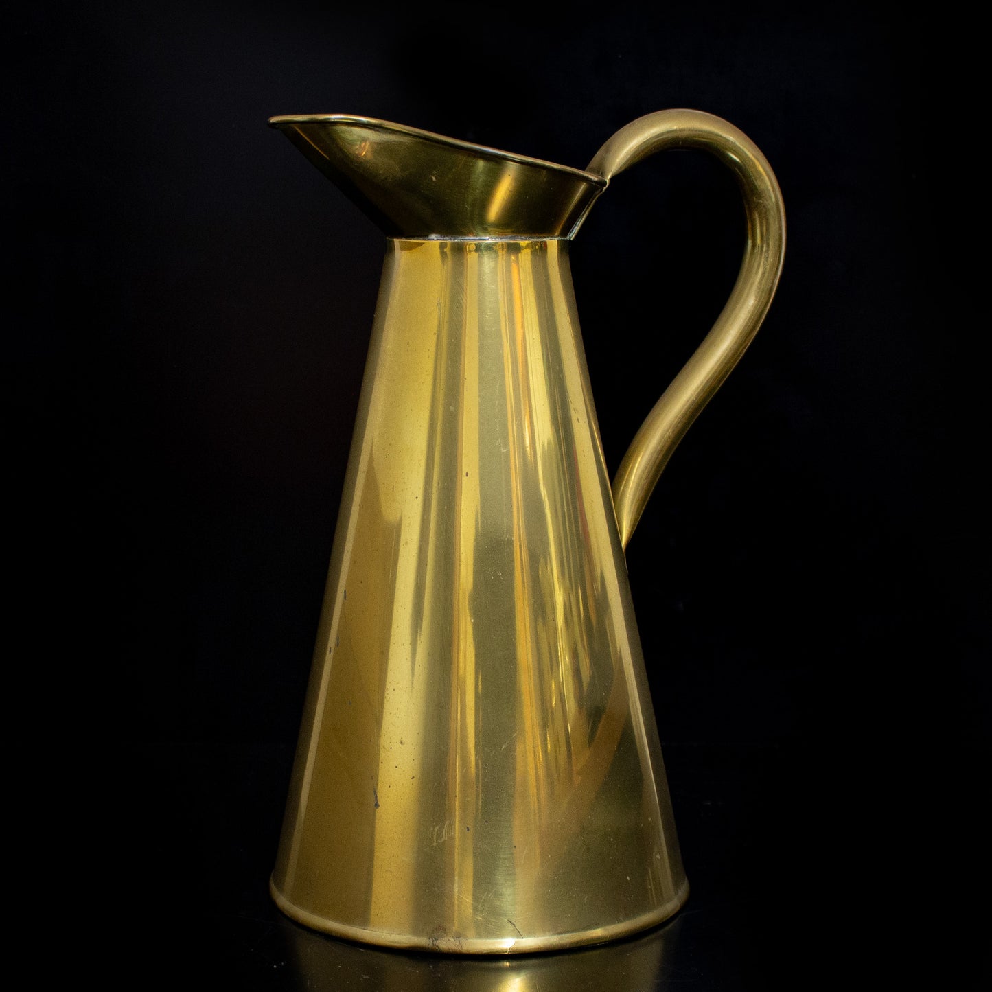 Vintage Decorative Brass Pitcher Jug