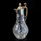Antique Vintage Mappin & Webb Silver Plate Cut Glass Claret Jug