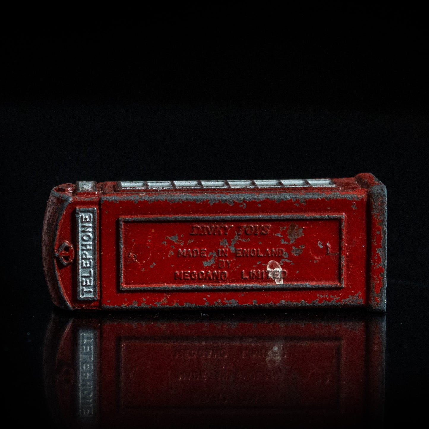 Vintage 1950s Dinky Toys Red Telephone Box