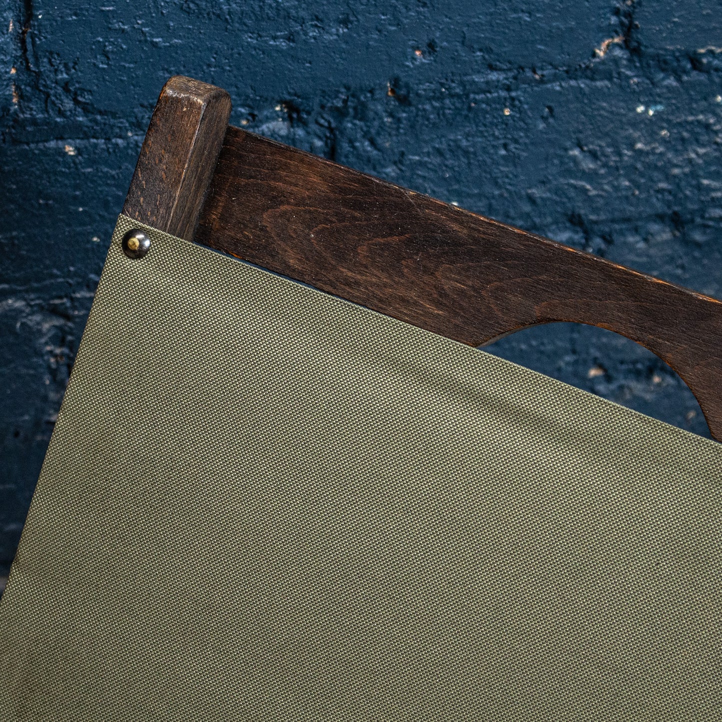 Vintage Wood / Canvas Folding Fishing Chair