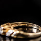 9ct Gold Diamond Set Ring Size M