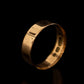 9ct Yellow Gold Ring Size M 1/2