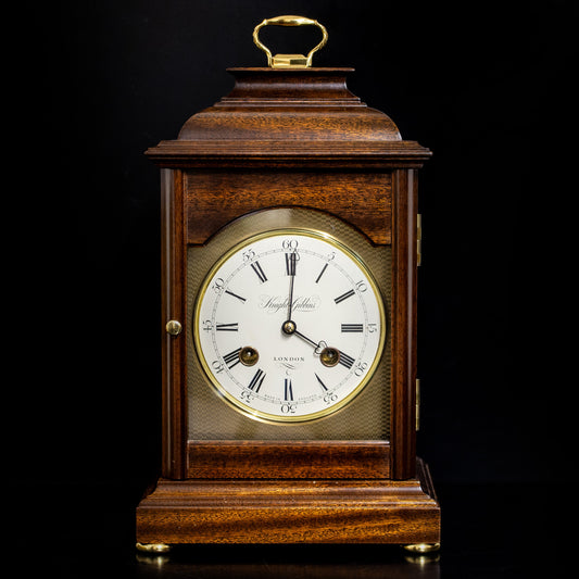 Vintage Knight & Gibbins Mechanical 8 Day Mantel Clock