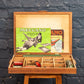 Vintage 1950s Meccano In A Wooden Box With Instructions