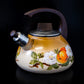 Vintage Mid Century West German Baumann Enamel Kettle