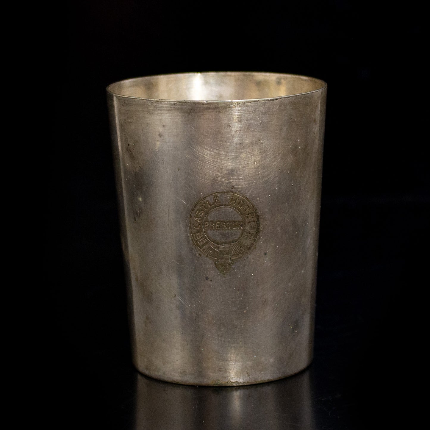 Antique Vintage Elkington & Co Silver Plated Half Pint Tankard