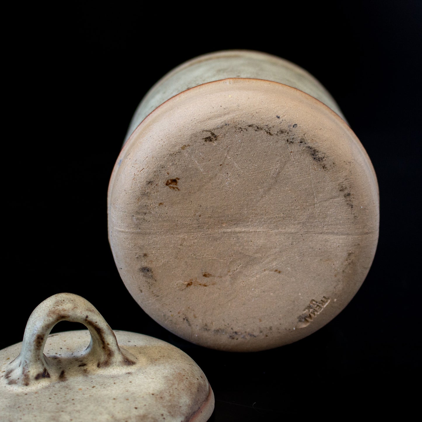 Vintage Tremar Pottery Honey Pot With Lid