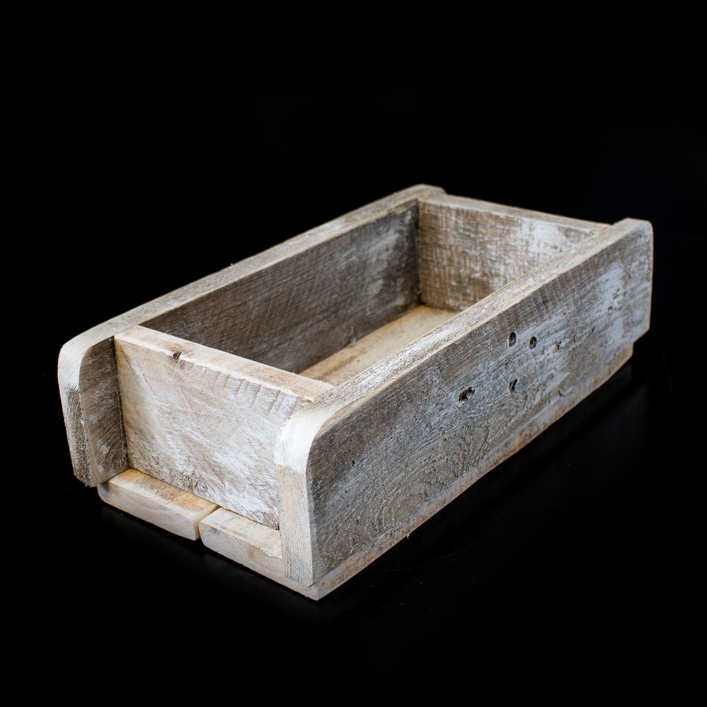 Reclaimed Wooden Rustic Brick Mould Storage Crate