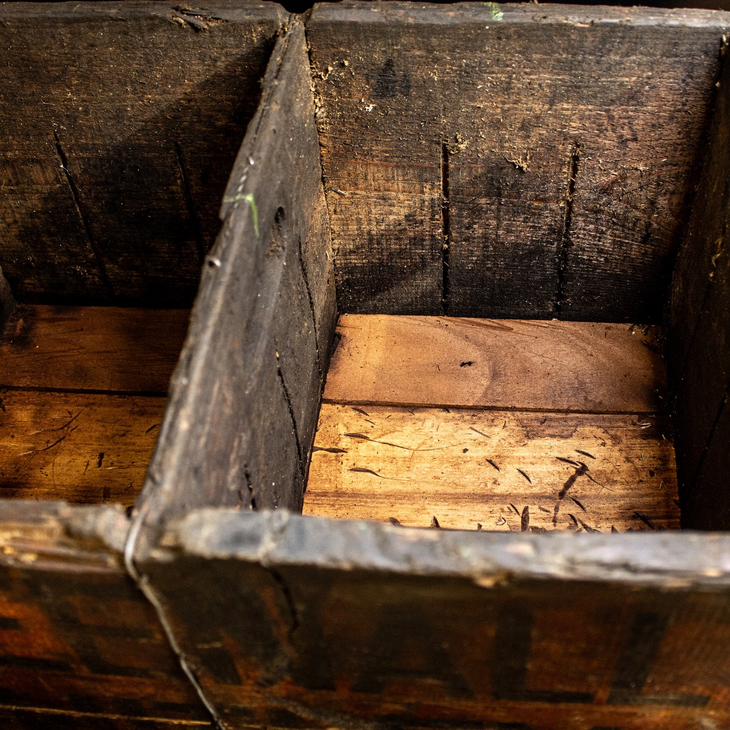 Vintage Antique Greenall Whitley Brewery Wooden Crate