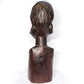 Vintage African Male Hand Carved Solid Wood Bust