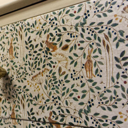 Vintage Hand Painted Decoupage Bureau