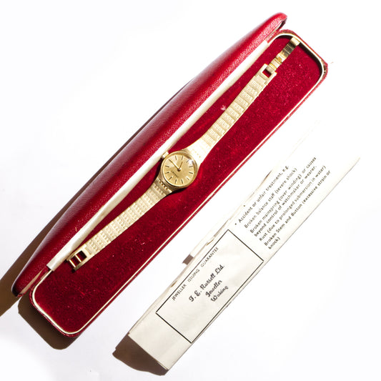 Vintage Ladies Lancet Watch In Full Working Order With Original Receipt