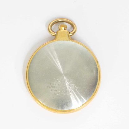 Vintage Lorus Japan Gold Plated Pocket Watch