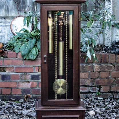 Vintage Long-case Westminster Chime Weight Driven Grandmother Clock