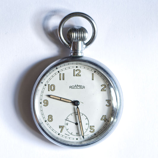 Vintage Roamer Gents Pocket Watch Manual Winding Movement