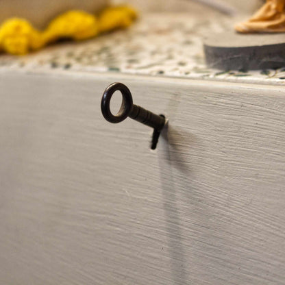 Vintage Hand Painted Decoupage Bureau