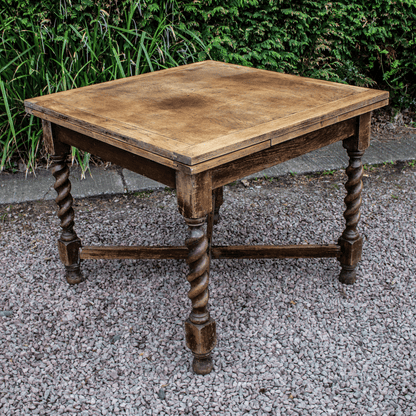 Antique Barley Twist Extending Dining Table