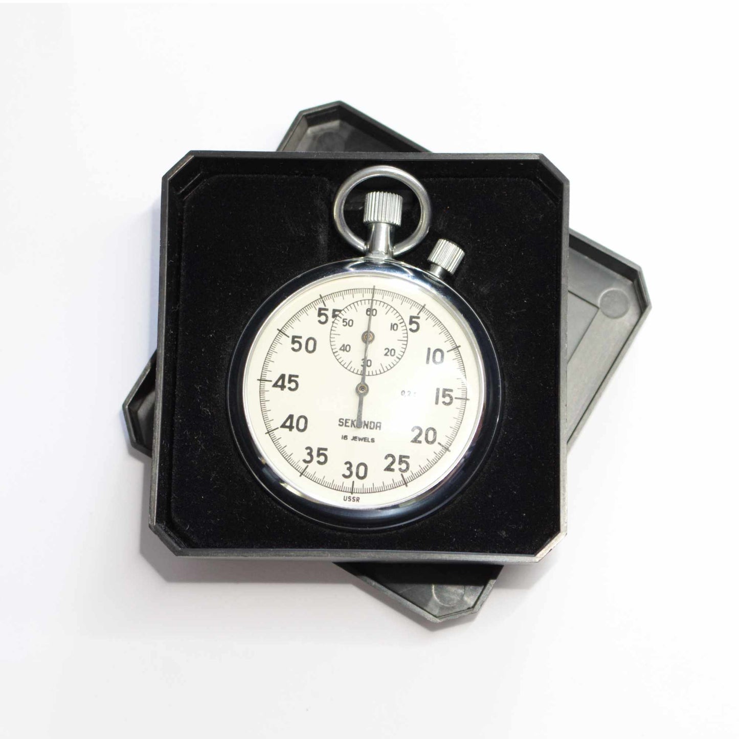 Vintage Sekonda 16 Jewels 0.2s Mechanical Stopwatch Made In USSR