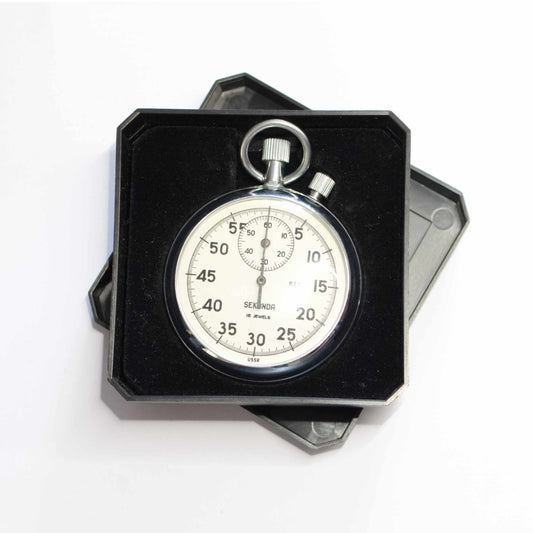 Vintage Sekonda 16 Jewels 0.2s Mechanical Stopwatch Made In USSR