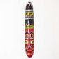 Antique vintage hand carved hand painted African totem pole wall hanging